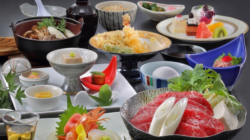 ★蔵王牛すき焼きプラン★はぎ苑の定番！肉本来の旨みを味わい尽くす