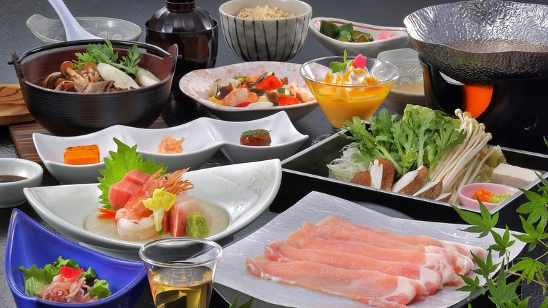 【米沢天元豚/しゃぶしゃぶ】さっぱりとした味わいのご当地お肉を堪能！