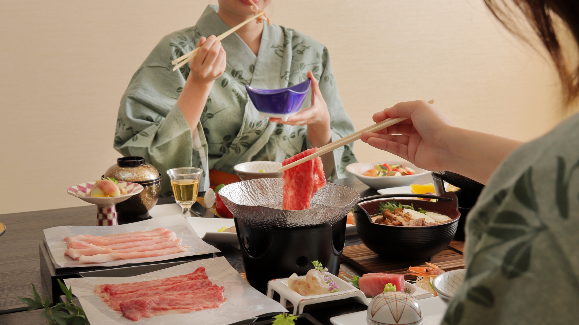 *【お食事イメージ】料理長こだわりの会席と湯けむりに包まれる癒しの時間をお楽しみください