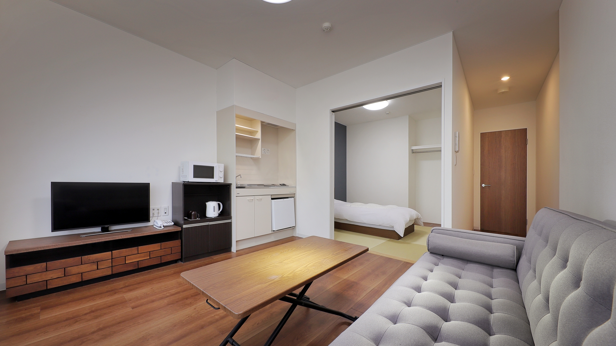 *【別館_The H】1LDKシングル禁煙。お部屋でゆっくりリラックス！