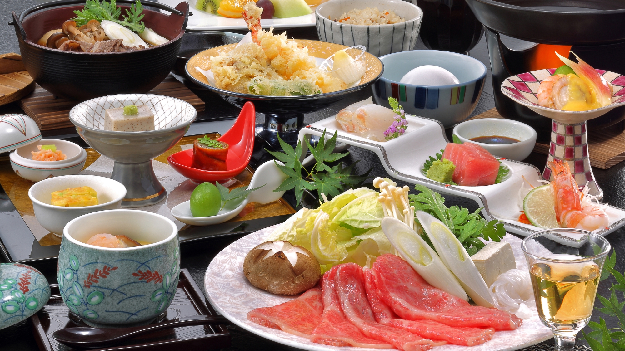 *【お食事例】＜料理長おすすめ＞山形牛すき焼きプラン！記憶に残るご夕食を♪