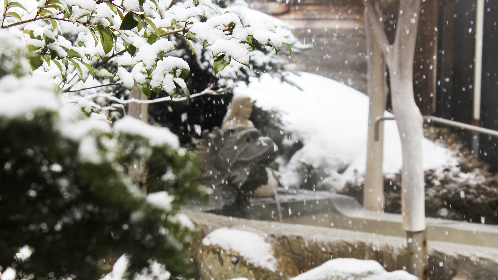 *【露天風呂】露天風呂（雪景色）