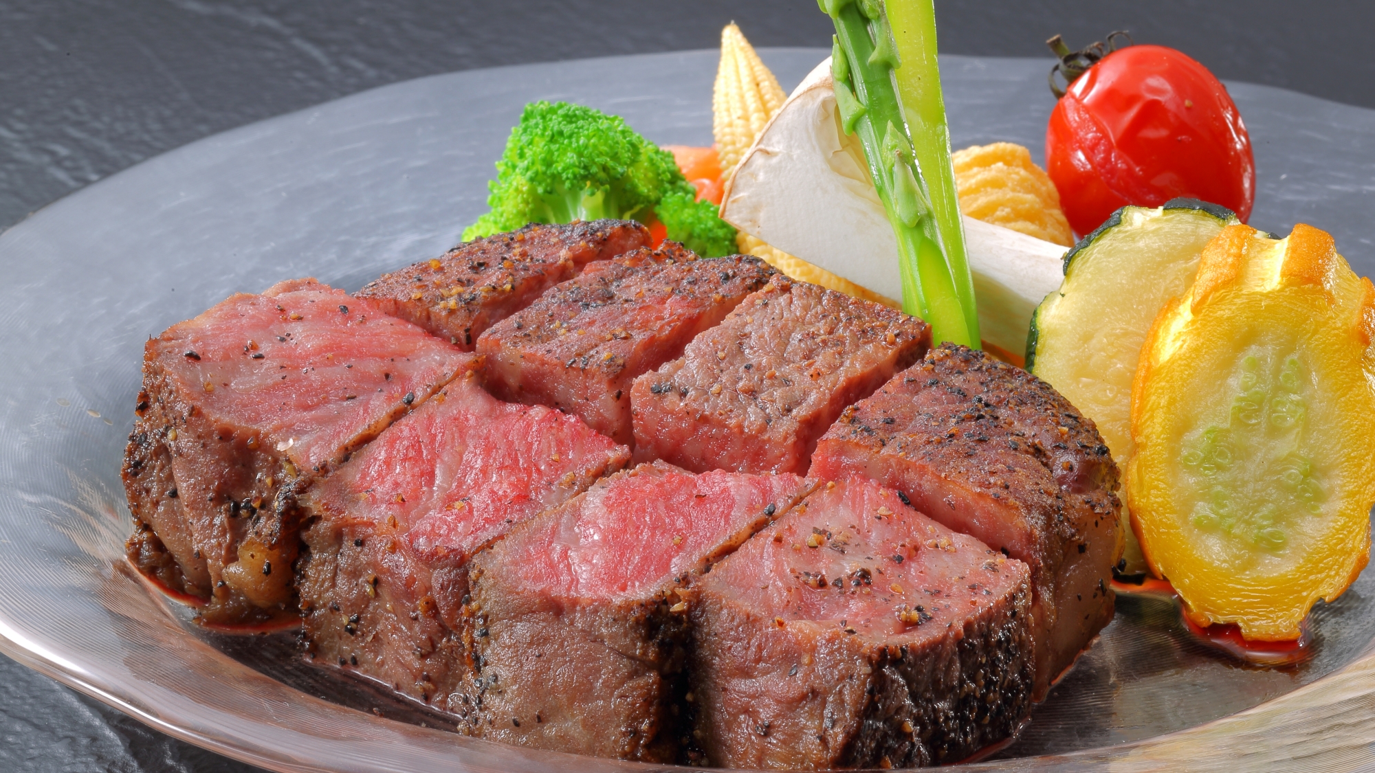 *【お食事例】豪華米沢牛ステーキご賞味あれ♪