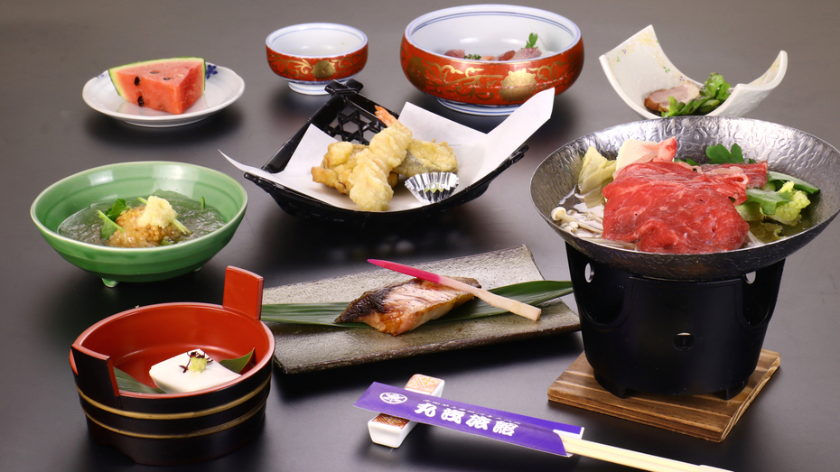 【竹コース★１泊2食付】迷ったらコレ！地元和歌山の厳選食材を使用した自慢のグレードアップ会席♪