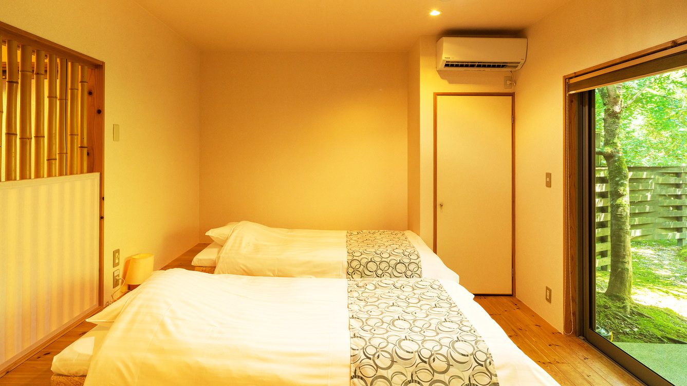 【TypeA】露天風呂付離れ客室。誰にも邪魔されない癒しのひと時をお過ごしください。