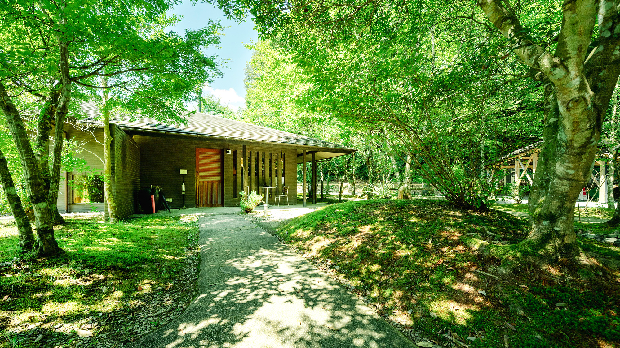 大自然が心を癒す隠れ宿でゆったりとお寛ぎください。