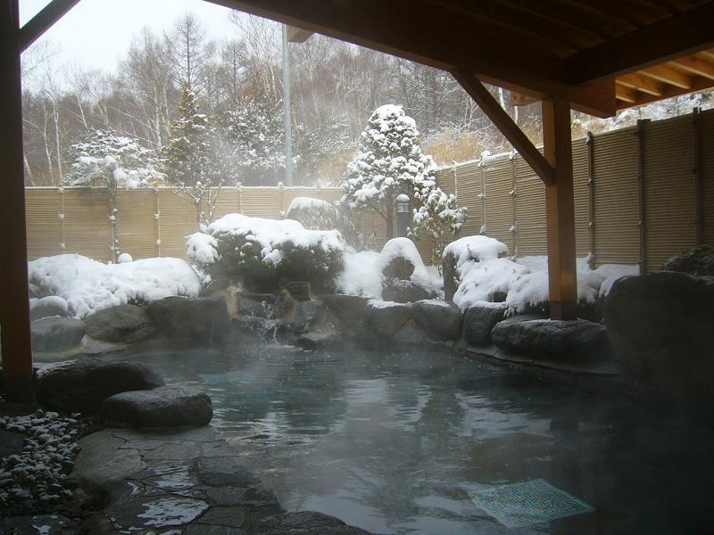 Open-air bath (winter)