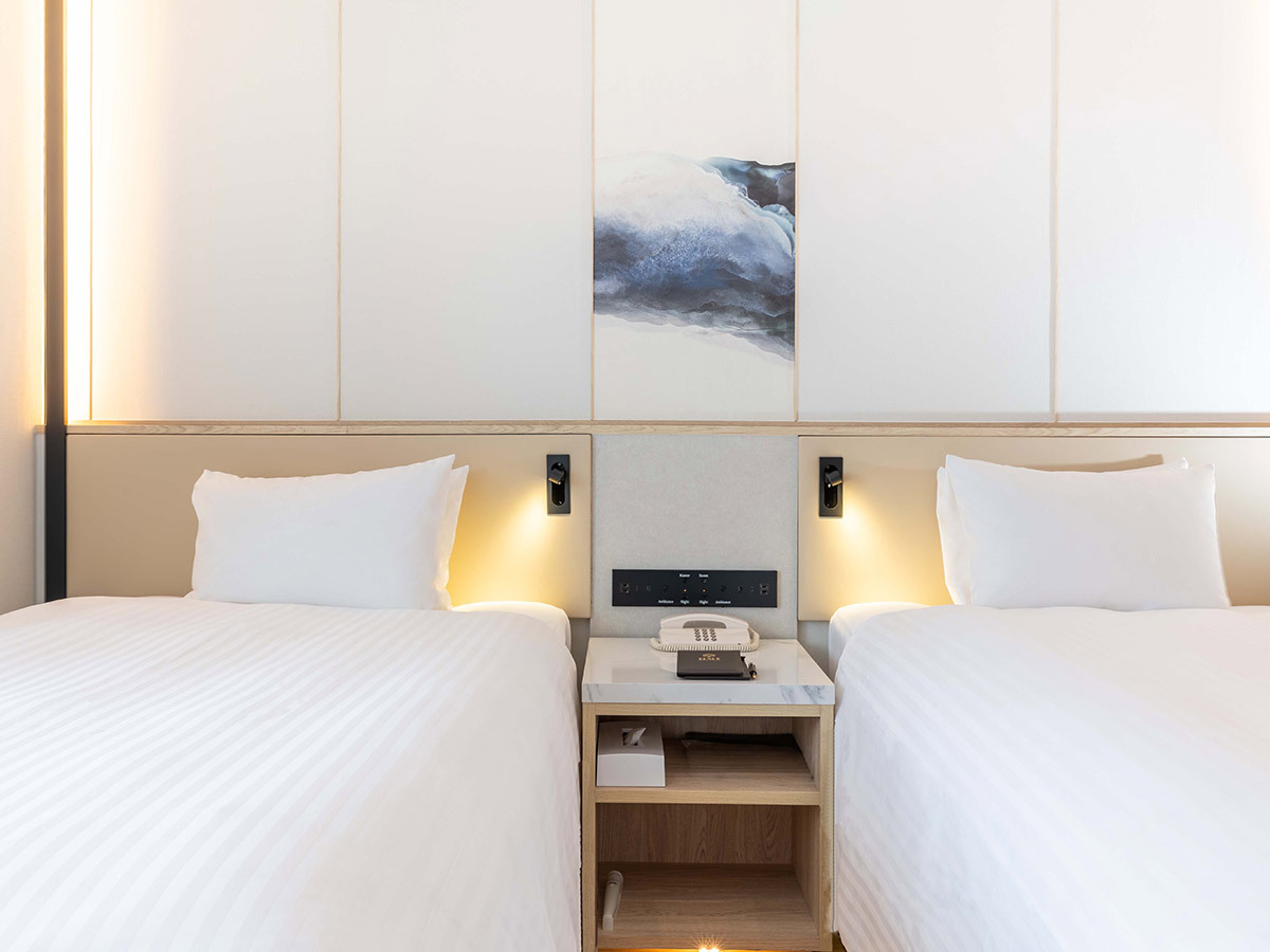 【リニューアル客室】ツイン(約26平米)