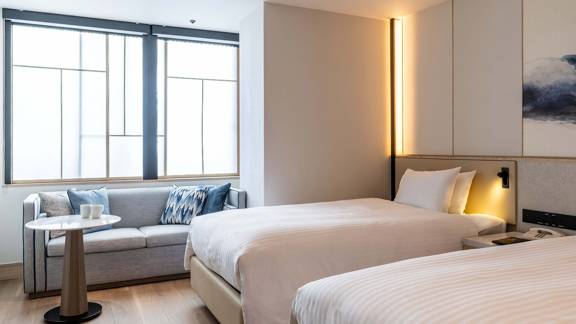 【リニューアル客室】ツイン(約26平米)