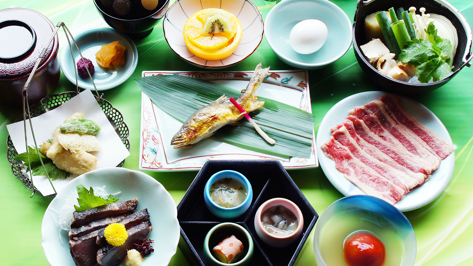 【5～6月　芽吹き会席】小鍋・牛すきやき