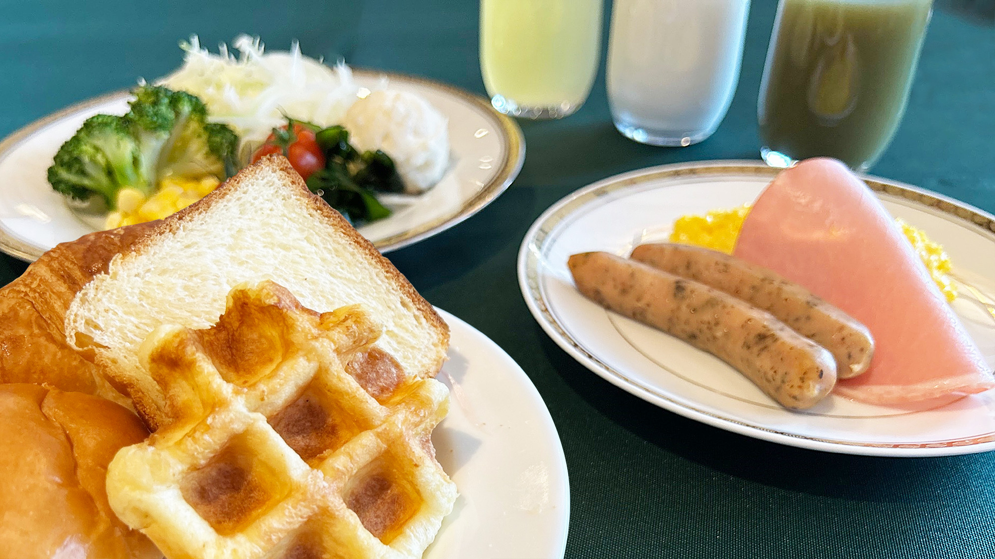朝食バイキング一例