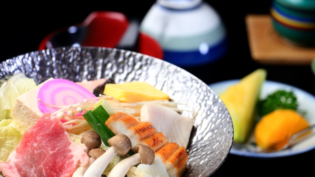 【極会席プラン】どうせ泊まるなら贅沢に・・・黒毛和牛のミニステーキがついた贅沢なご夕食（会席料理）