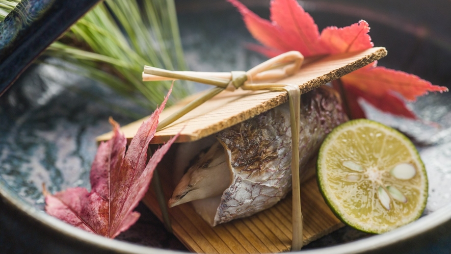 【焼き物】吾妻山の清流に育まれた川魚を使った料理（一例）