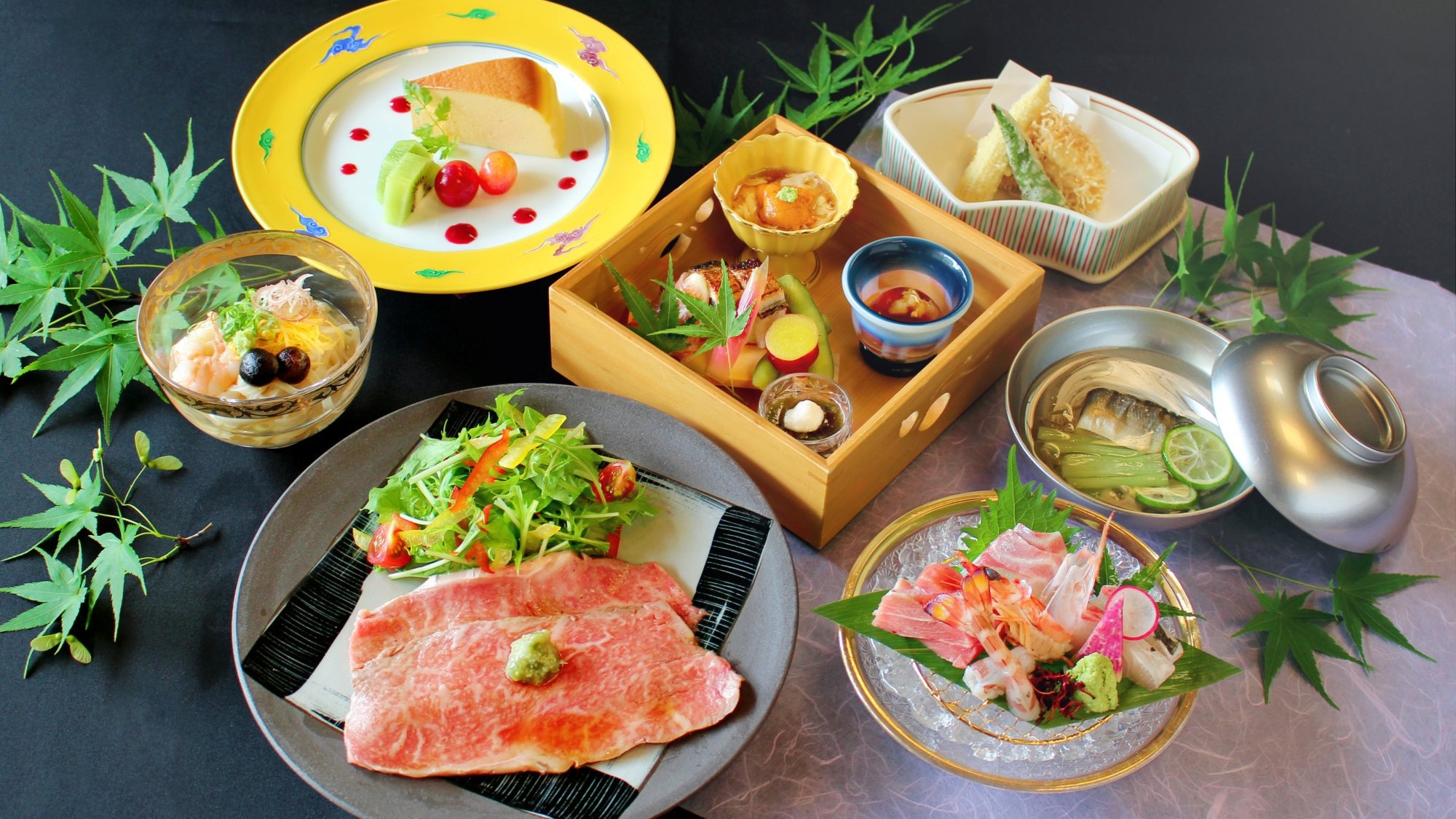 【懐石コース/桜】女将おすすめ！豊かな和牛の味わいと料理長厳選の素材で作る季節の懐石コース