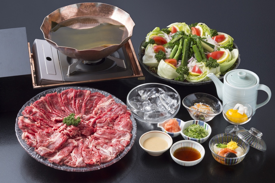 【夏季限定】夏だからあっさりと肉！京都で味わう牛冷しゃぶプラン（1泊2食）