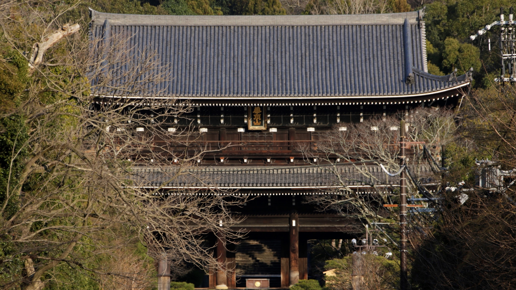 *知恩院三門遠景
