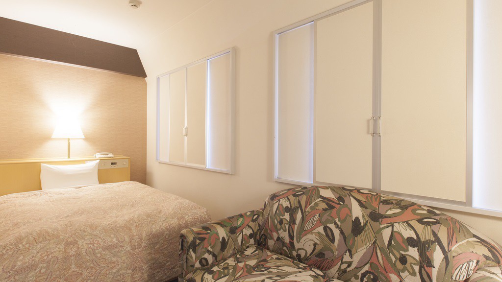 【ワンランク上の出張プラン】ダブルベッドを独り占め！　素泊まりプラン