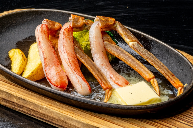 NEW  女将おすすめ♪蟹ステーキプラン★夕食お部屋食（または個室会食場)