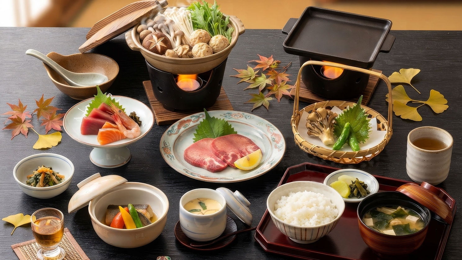 【事前カード決済×キャンセル不可】その分お得に10％OFF！秋味覚×厚切り牛タンで秋のグルメ旅♪
