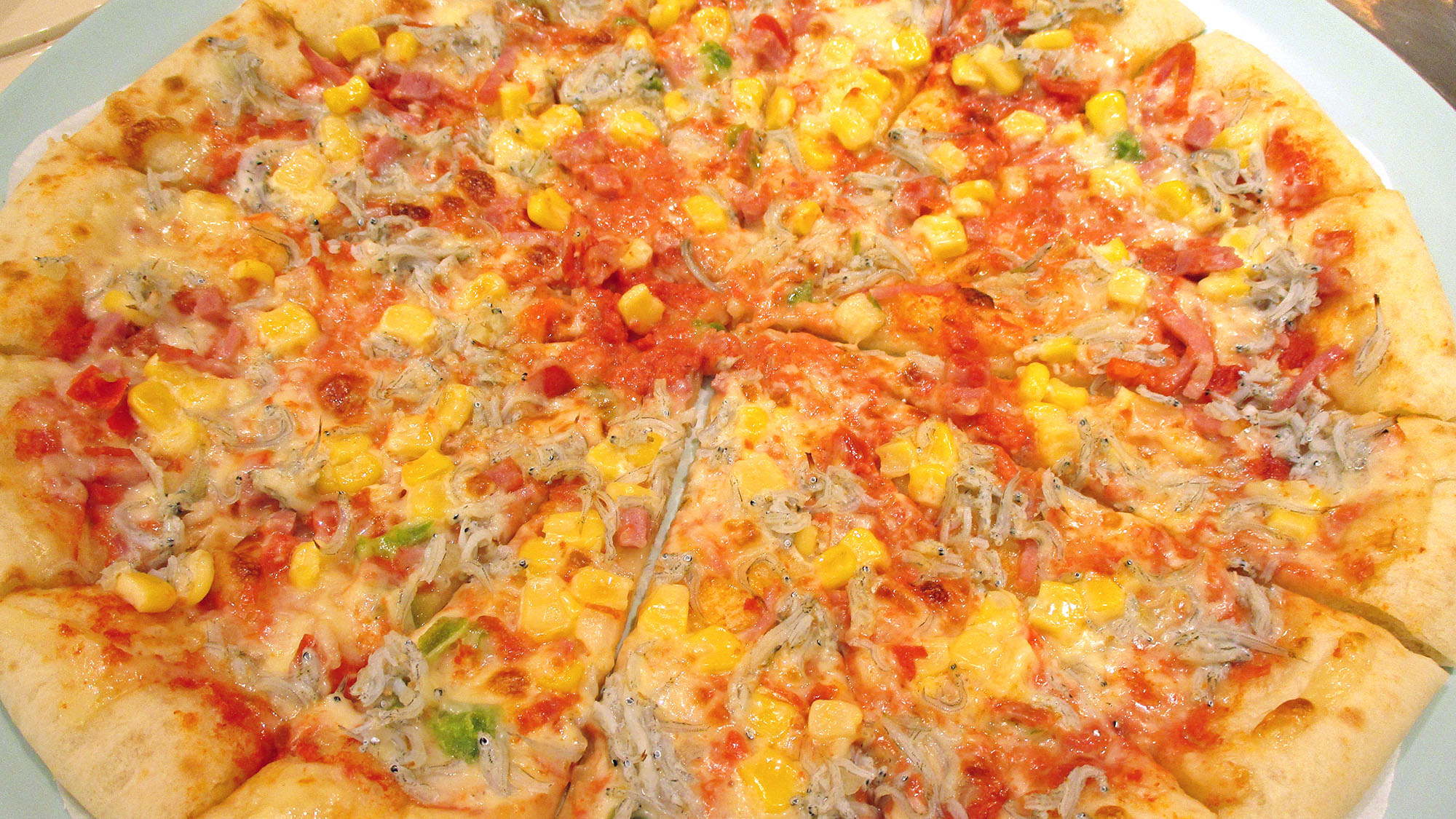 ⑦ナン伊豆『伊東レモンしらす』ピザ