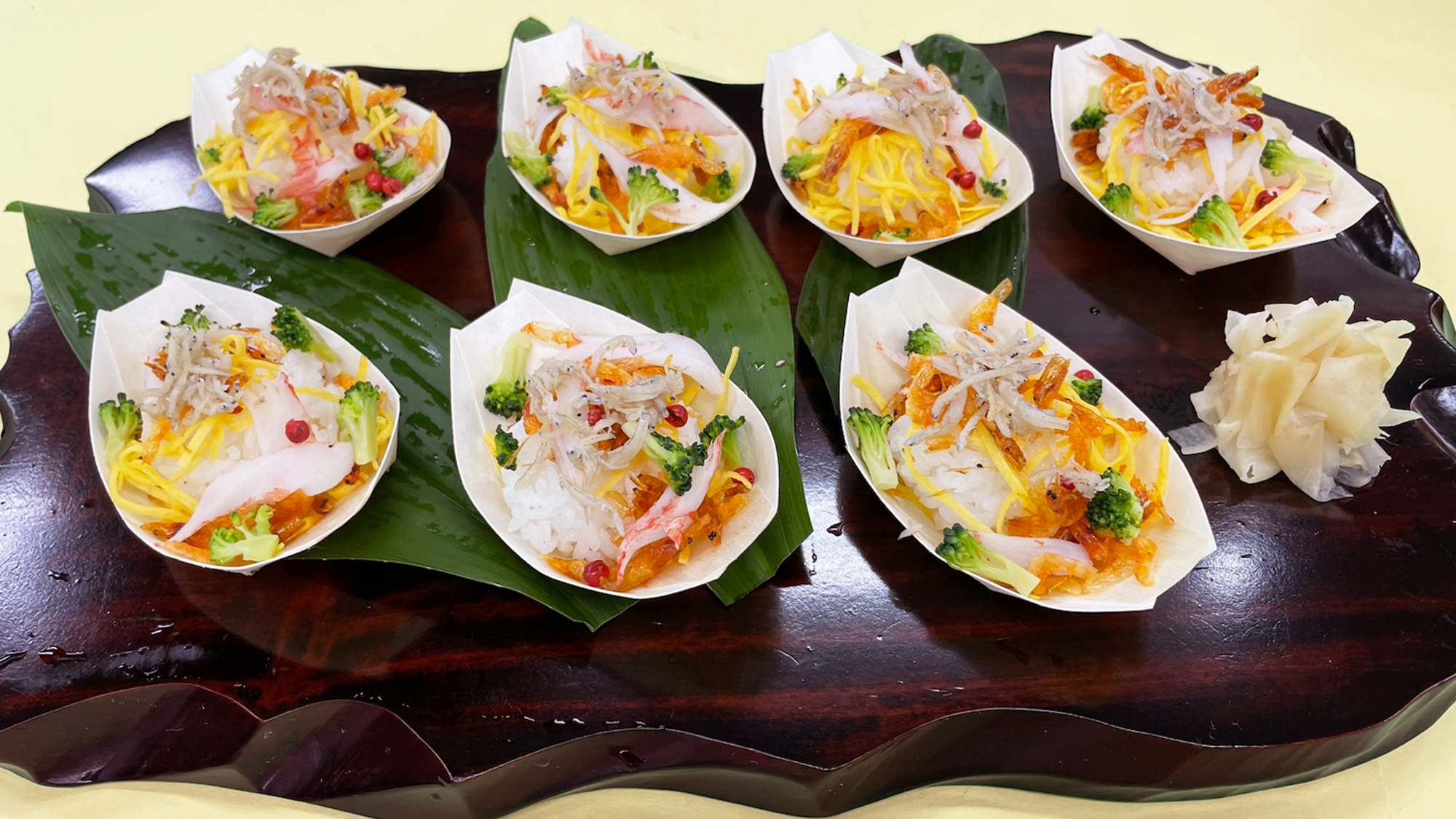 ◆桜海老と山菜ばらちらし寿司