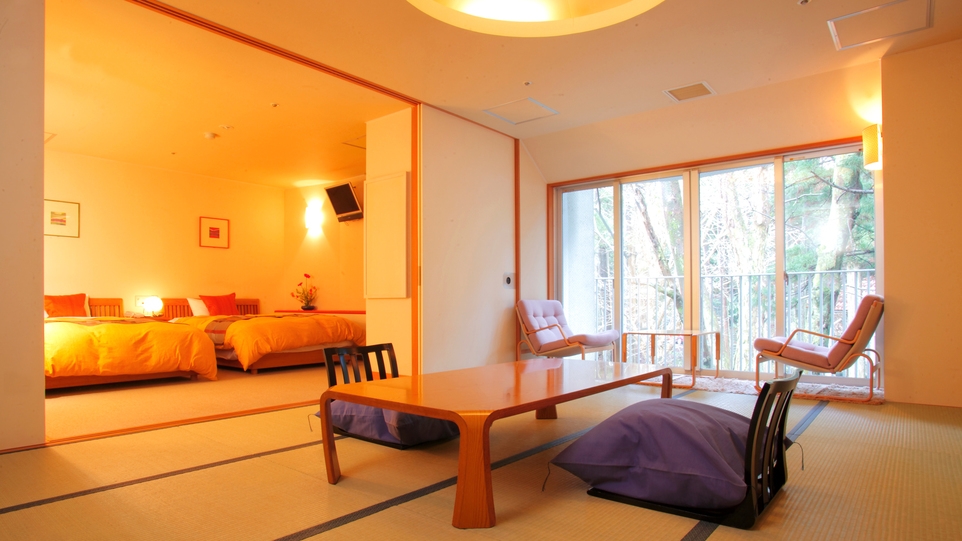 【バリアフリー客室】 12畳＋ツインベッド