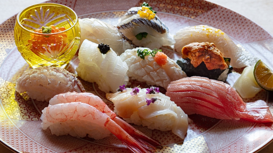 ◆【金沢寿司会席】北陸の海の幸を握りで味わう贅沢会席　〜一日５組限定〜◆