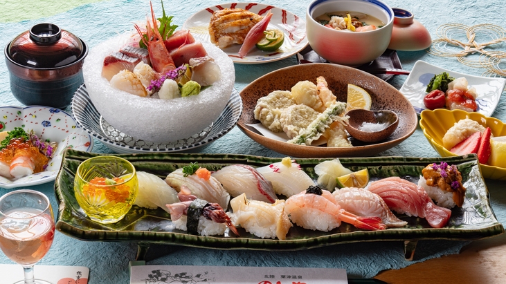 ◆【金沢寿司会席】北陸の海の幸を握りで味わう贅沢会席　〜一日５組限定〜◆