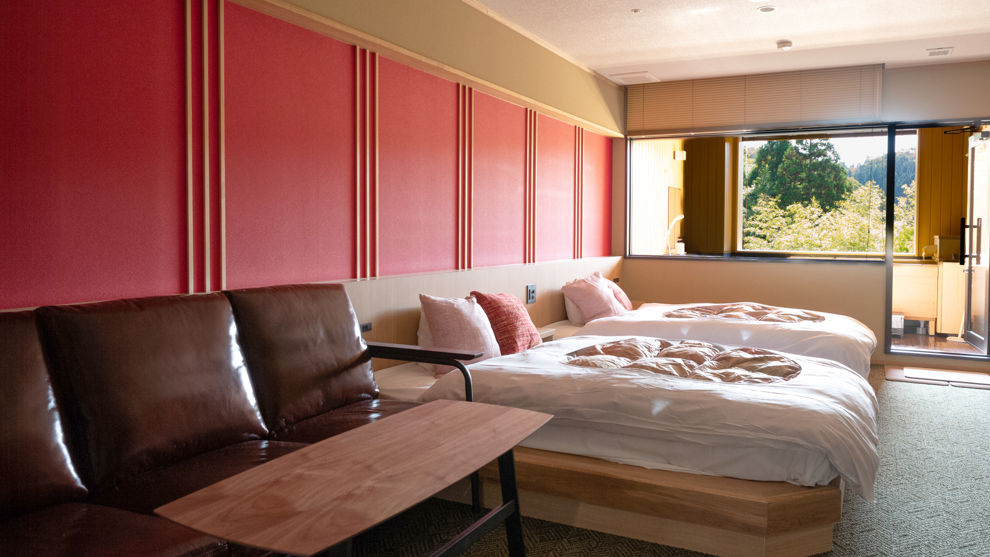 ★【源泉かけ流し檜露天風呂付和風ツイン】禁煙・部屋食不可★