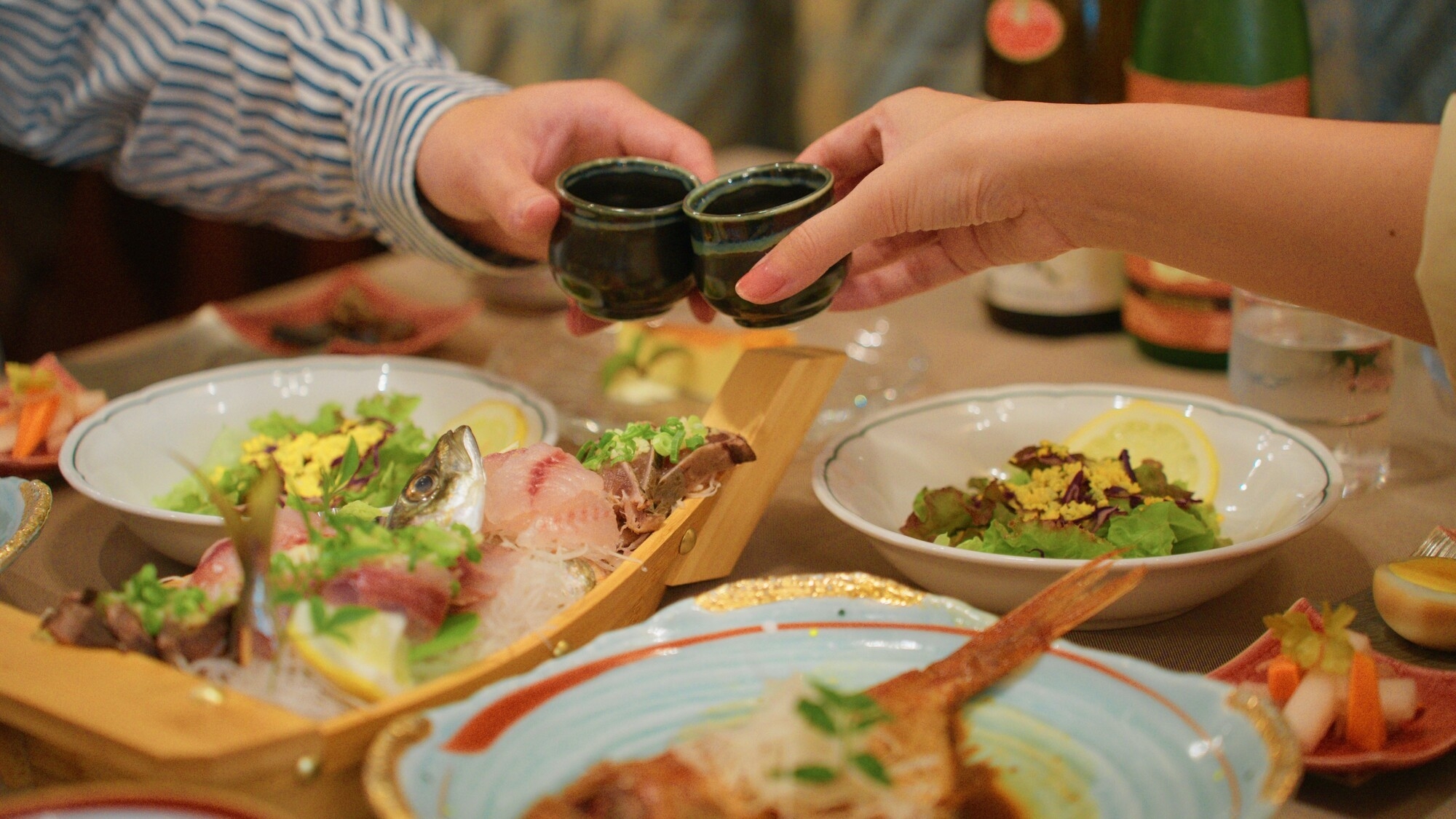 【2食付】迷ったらコレ！お刺身＆金目煮つけetc…厳選地魚をご賞味ください