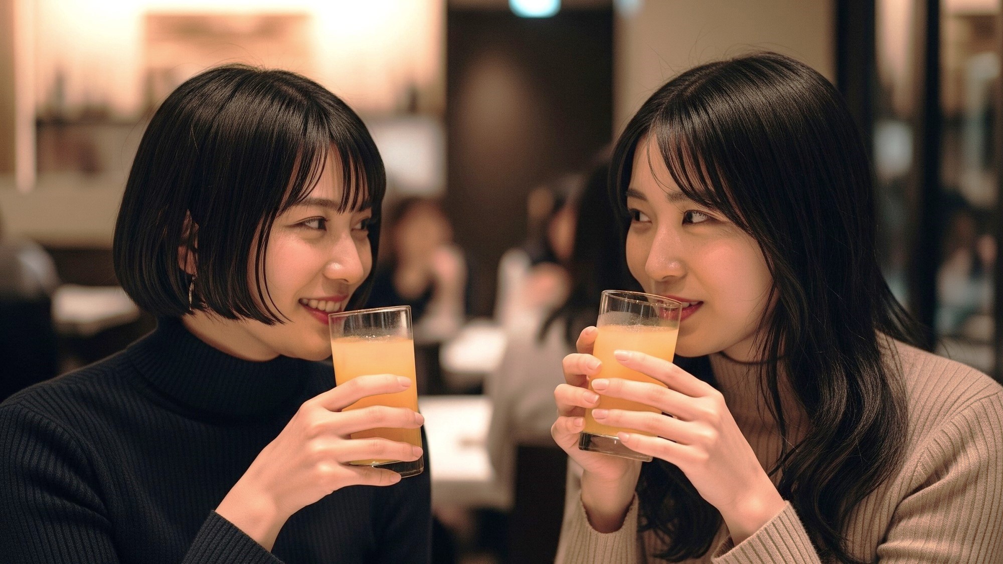 おしゃれな空間で話も弾みます※使用感イメージ