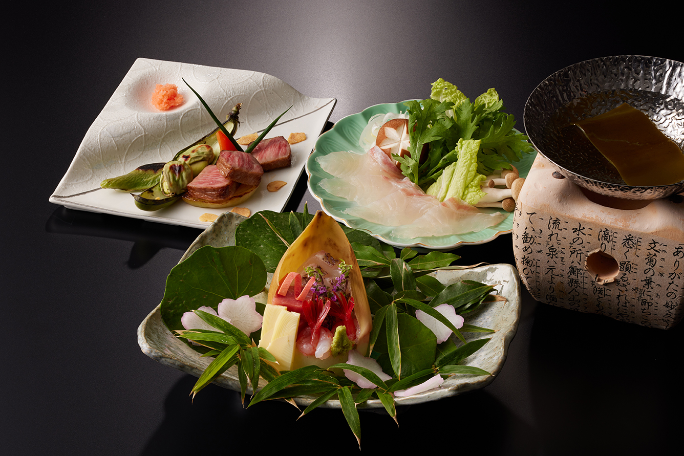 春麗の極み　～薫る桜鯛と、とろける村上牛　春の恵み～