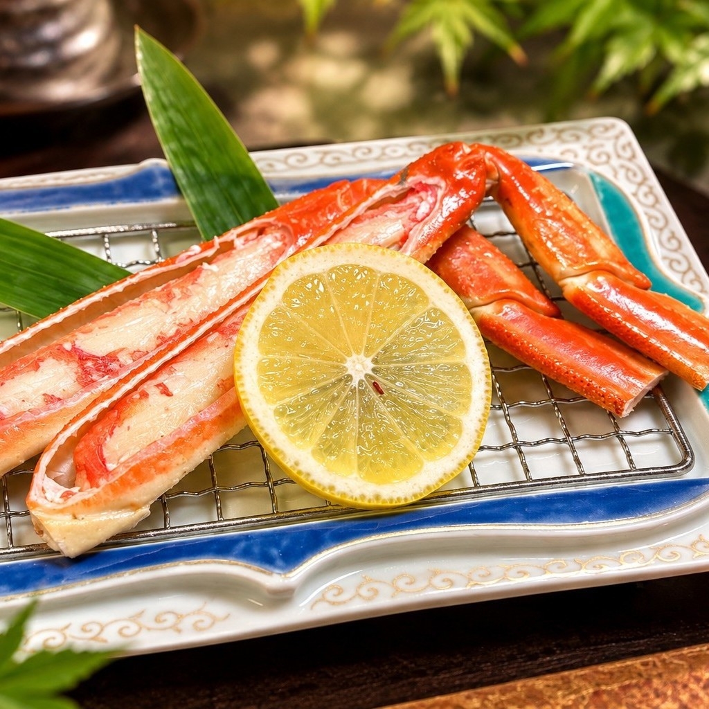 【冬季限定・松葉ガニ】山陰の冬の味覚を堪能！境港産活松葉ガニ１枚を茹で・焼き・鍋で堪能♪