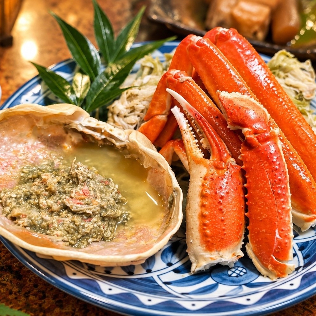 【冬季限定・松葉ガニ】山陰の冬の味覚を堪能！境港産活松葉ガニ１枚を茹で・焼き・鍋で堪能♪