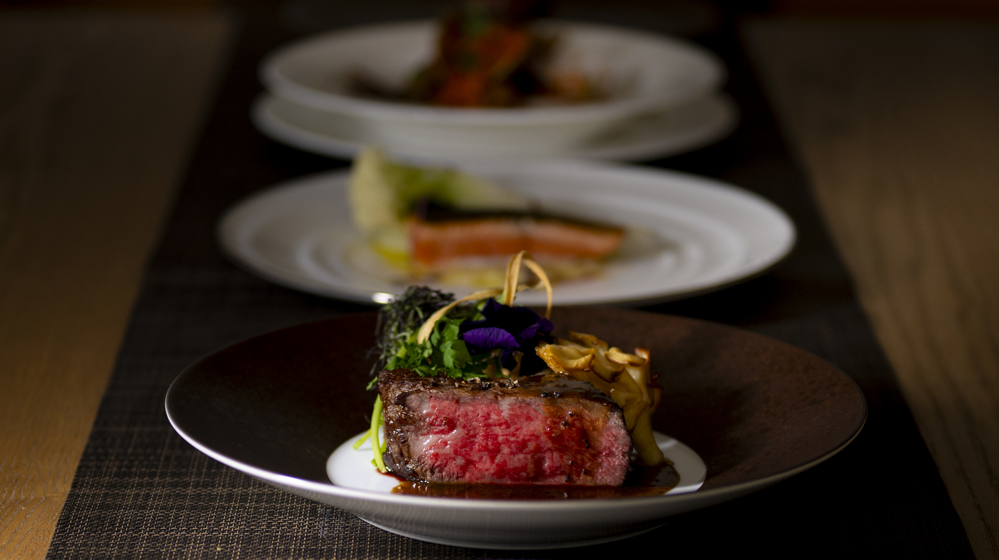 【ご夕食一例】四季の彩りをお料理に込めた唯一無二の奥定山渓イタリアンを