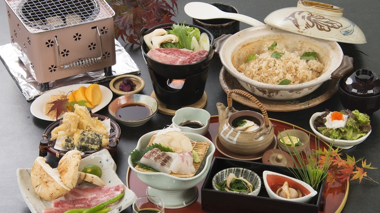 松茸コース★感謝祭★１日限定５食♪当館一押しのくつろぎ会席★幼児無料！Wi-Fi 完備