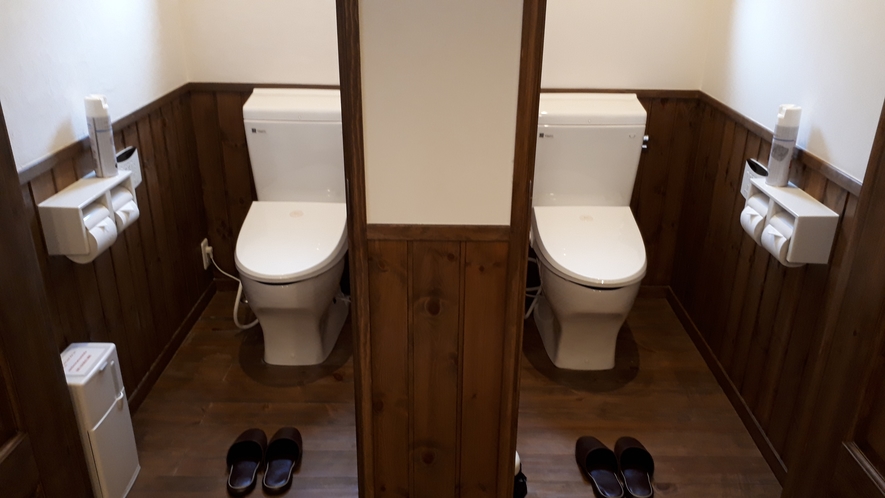  ・【一棟貸切◆ヴィリジアン】清潔感のあるウォシュレットトイレ