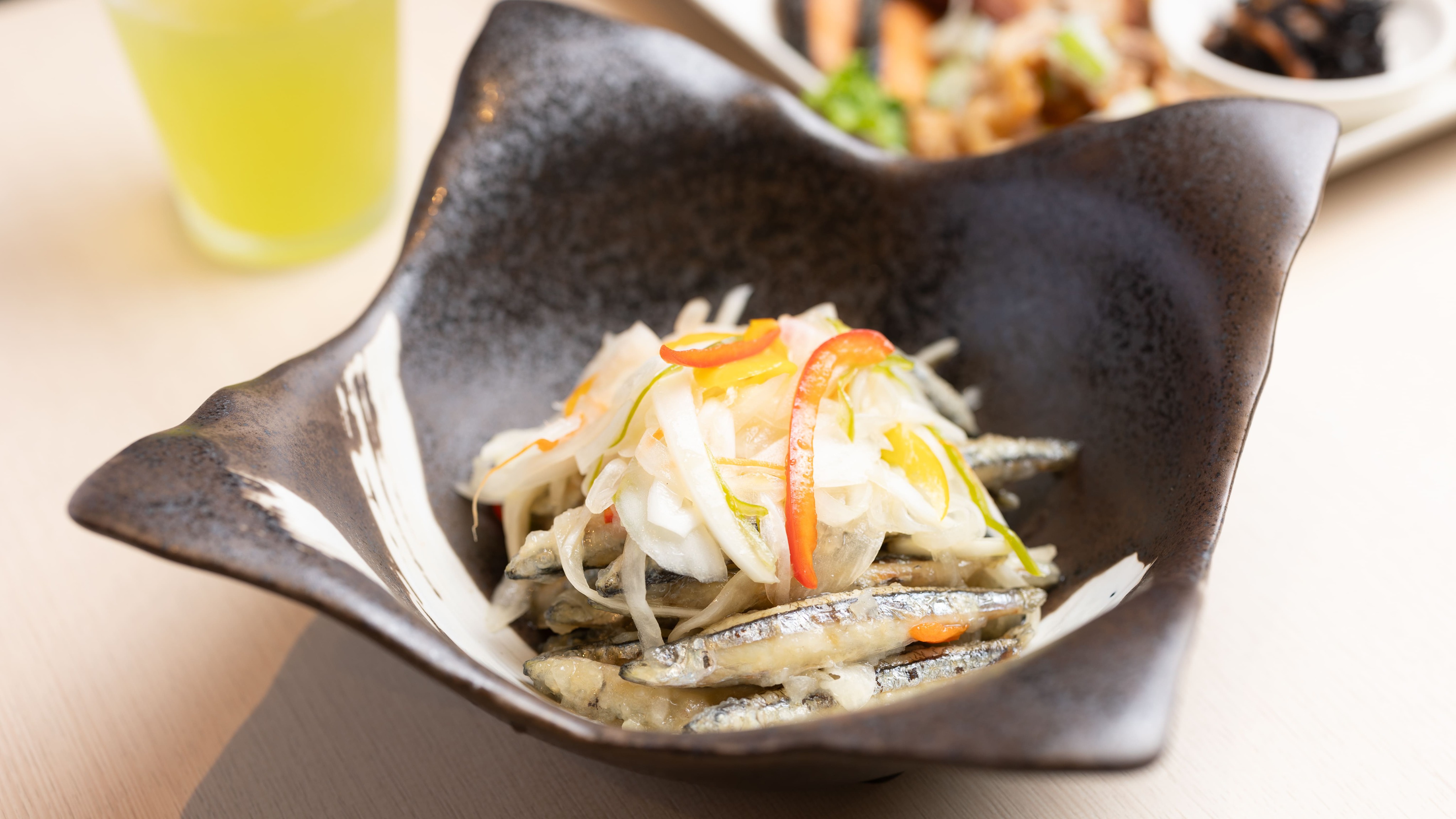 【朝食】きびなご南蛮