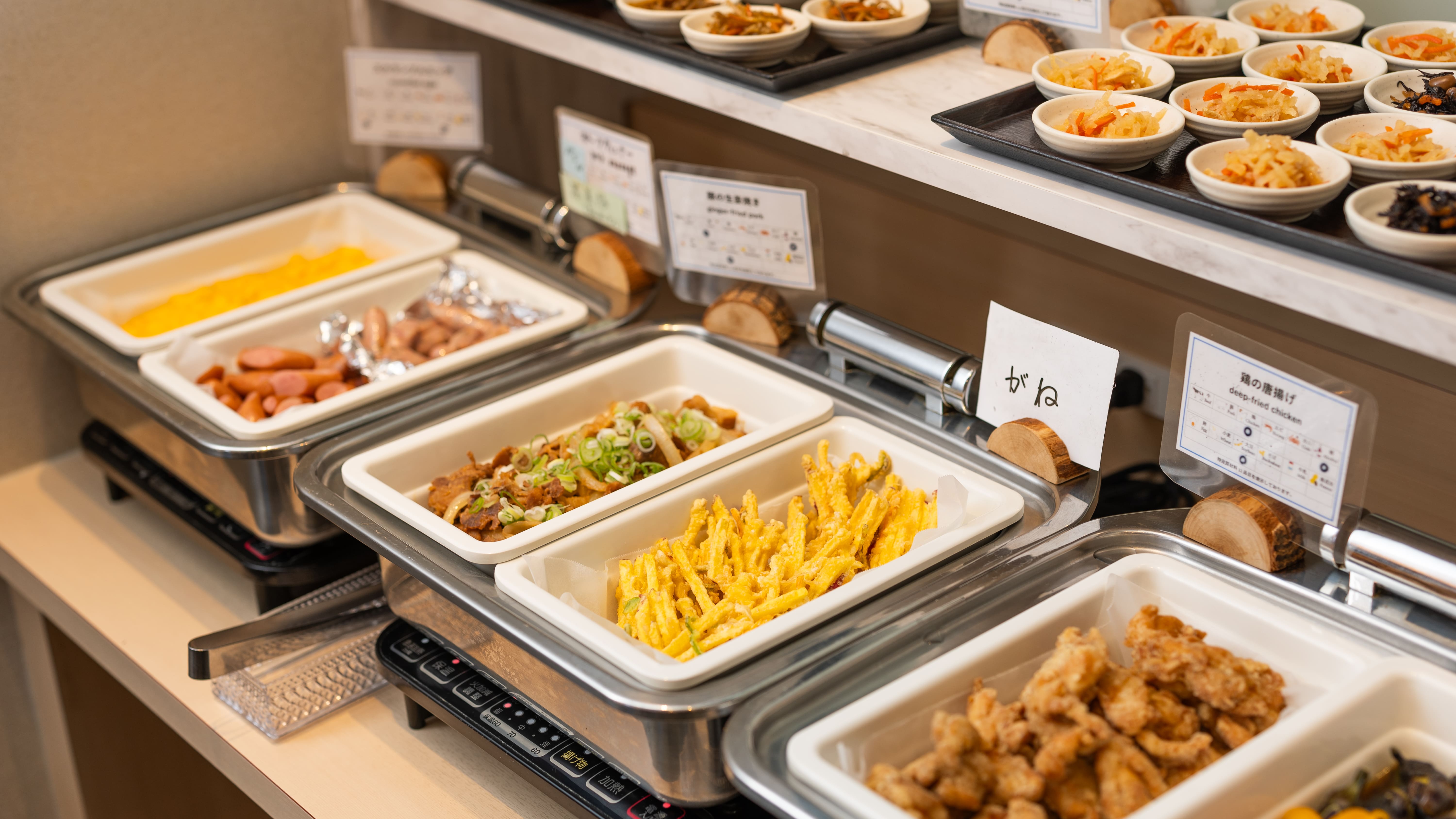 朝食バイキング一例