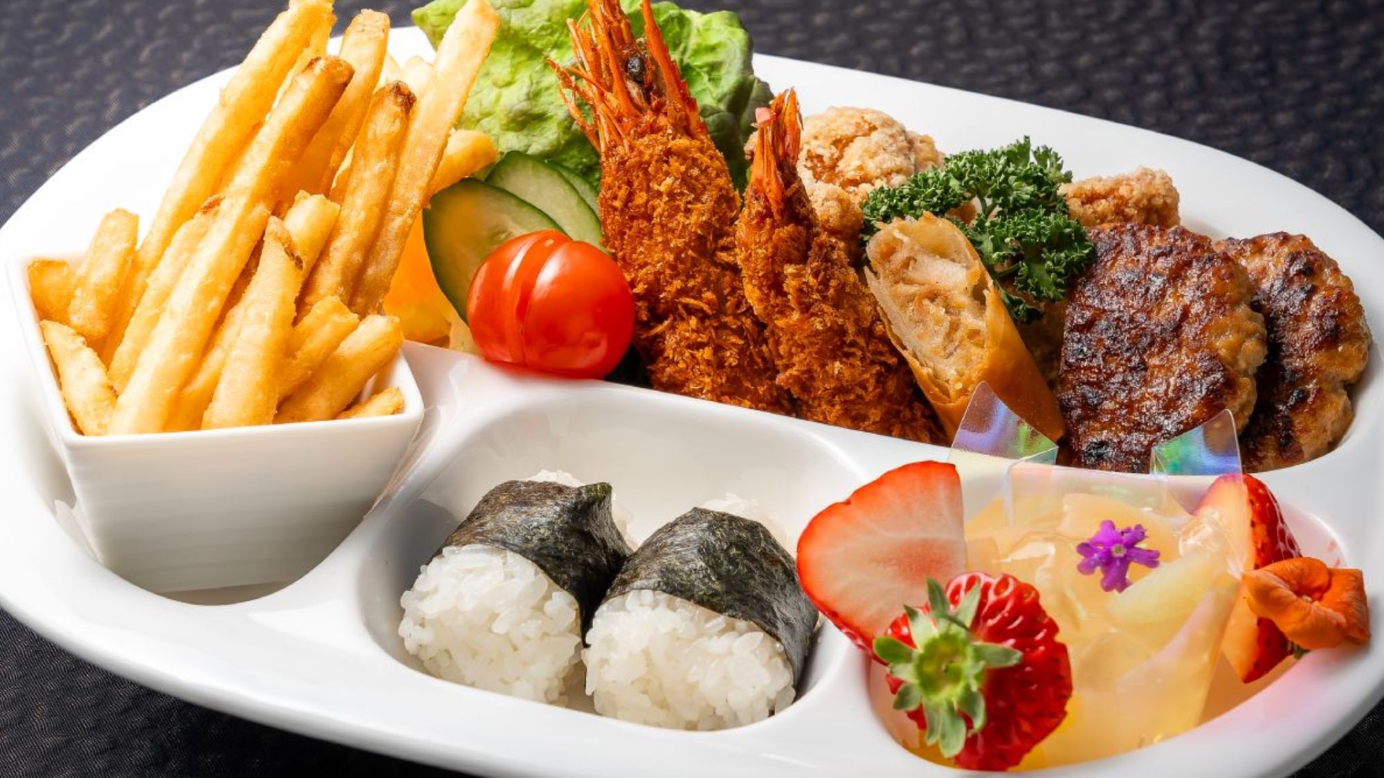 ＜お子様プレート＞お子様の人気な食材を詰め合わせたプレート