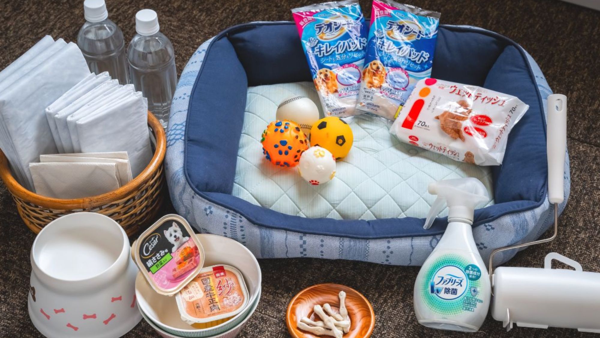 <設備> ペットフード・トイレシート・ケージ・ボトル給水