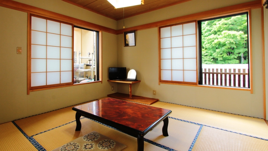 7.5~8畳タイプの客室一例