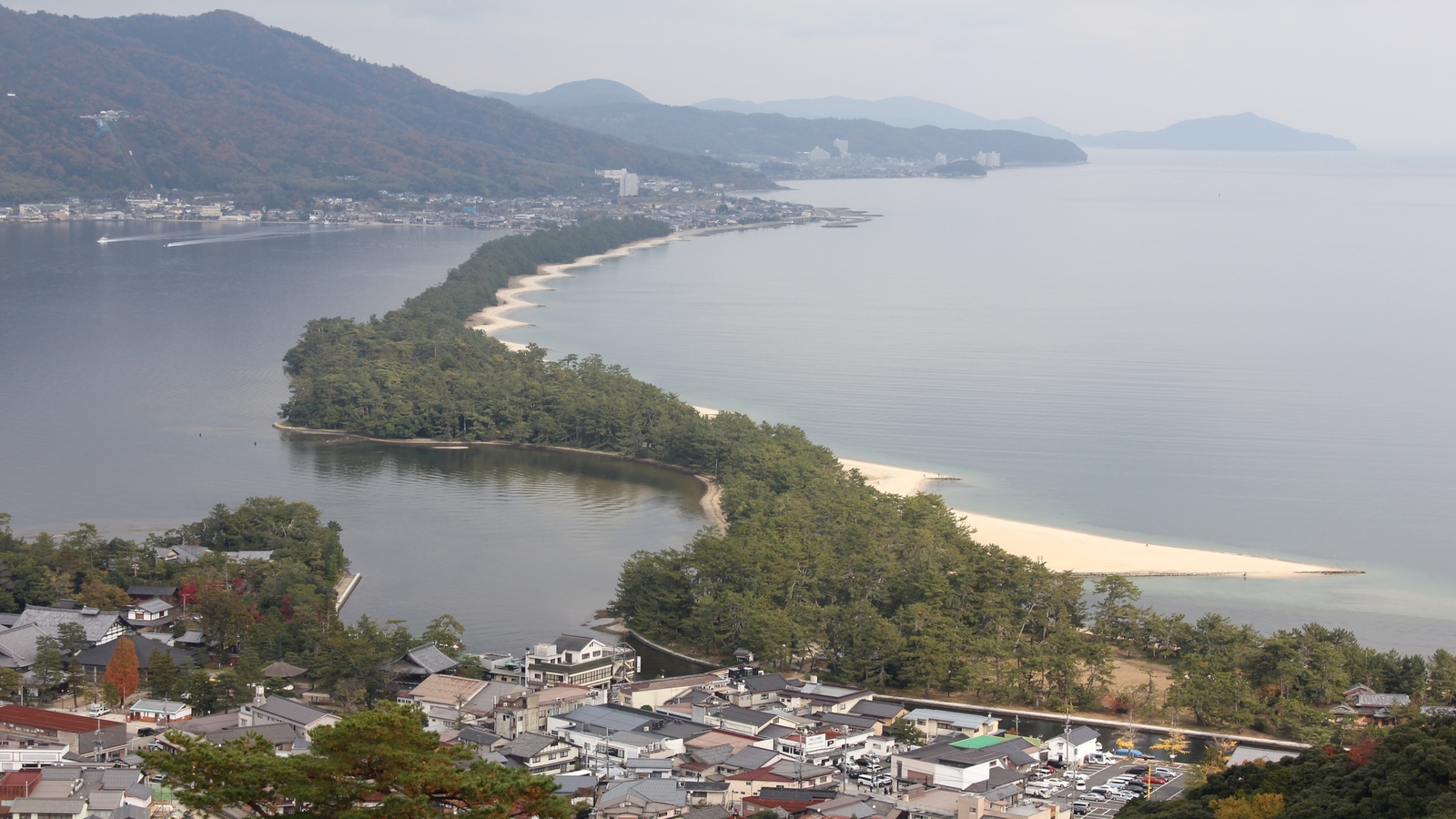 天橋立　日本三景の松並木