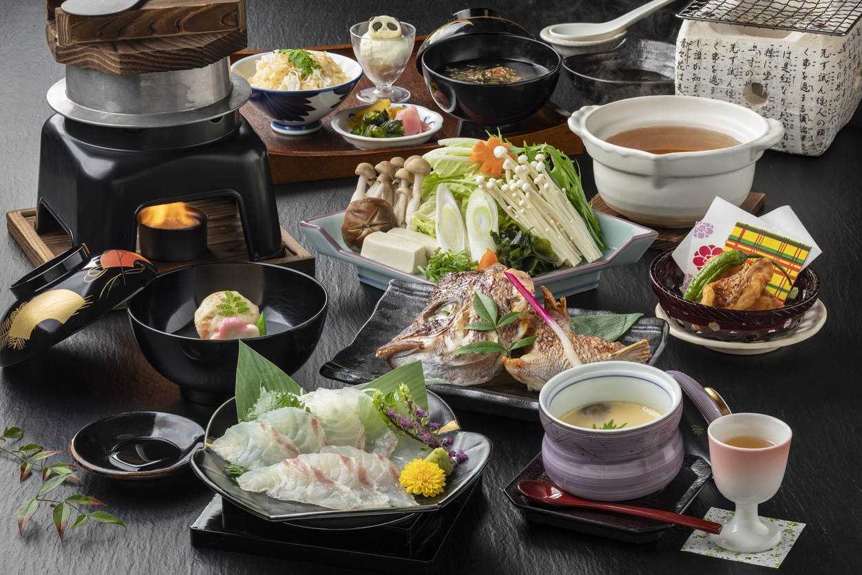 ≪鯛尽くし御膳≫海の恵みを、鯛尽くしで愉しむ