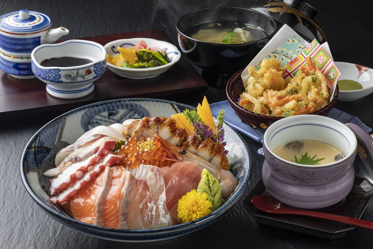 ≪海鮮丼御膳≫より取り見取りな旬な鮮魚を贅沢にいただく至福の時