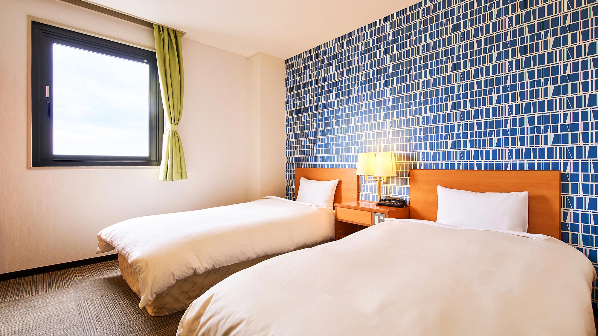 ・【ツインルーム】安心しておくつろぎいただけるツインルームのお部屋です