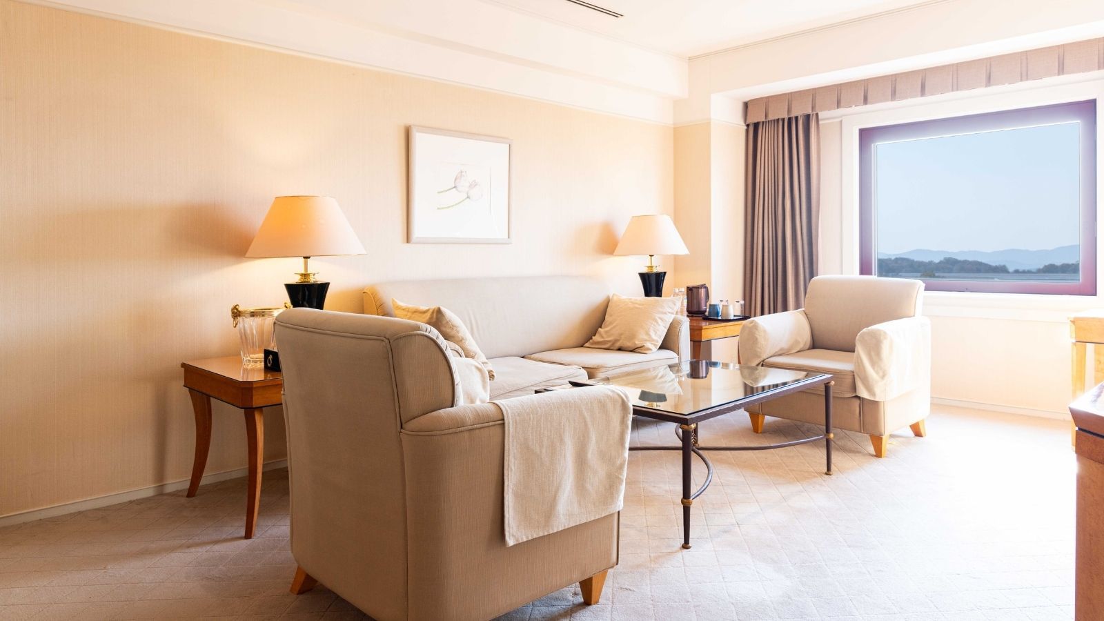 エアポートビュースイート　リビング