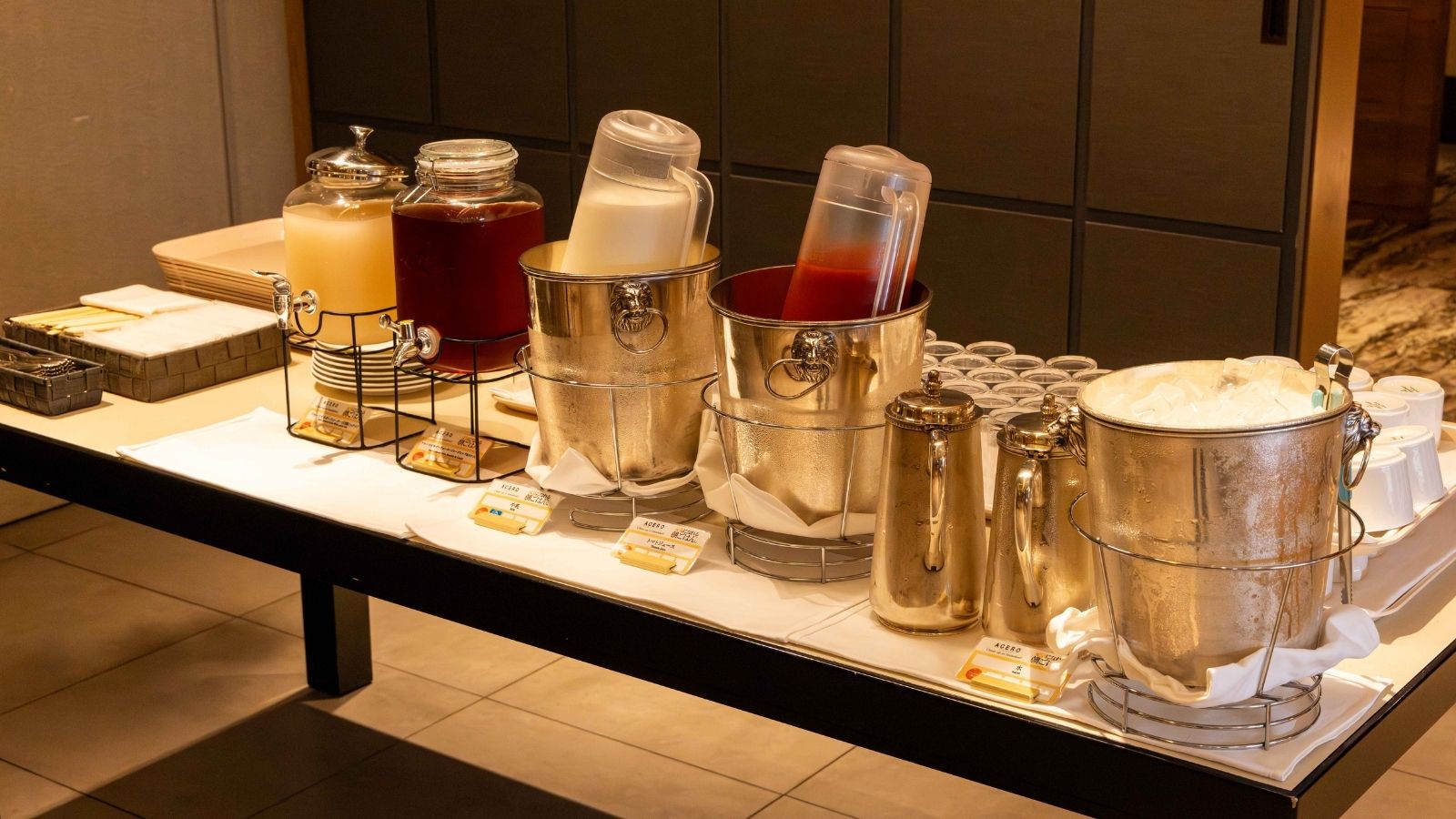 朝食　ドリンク