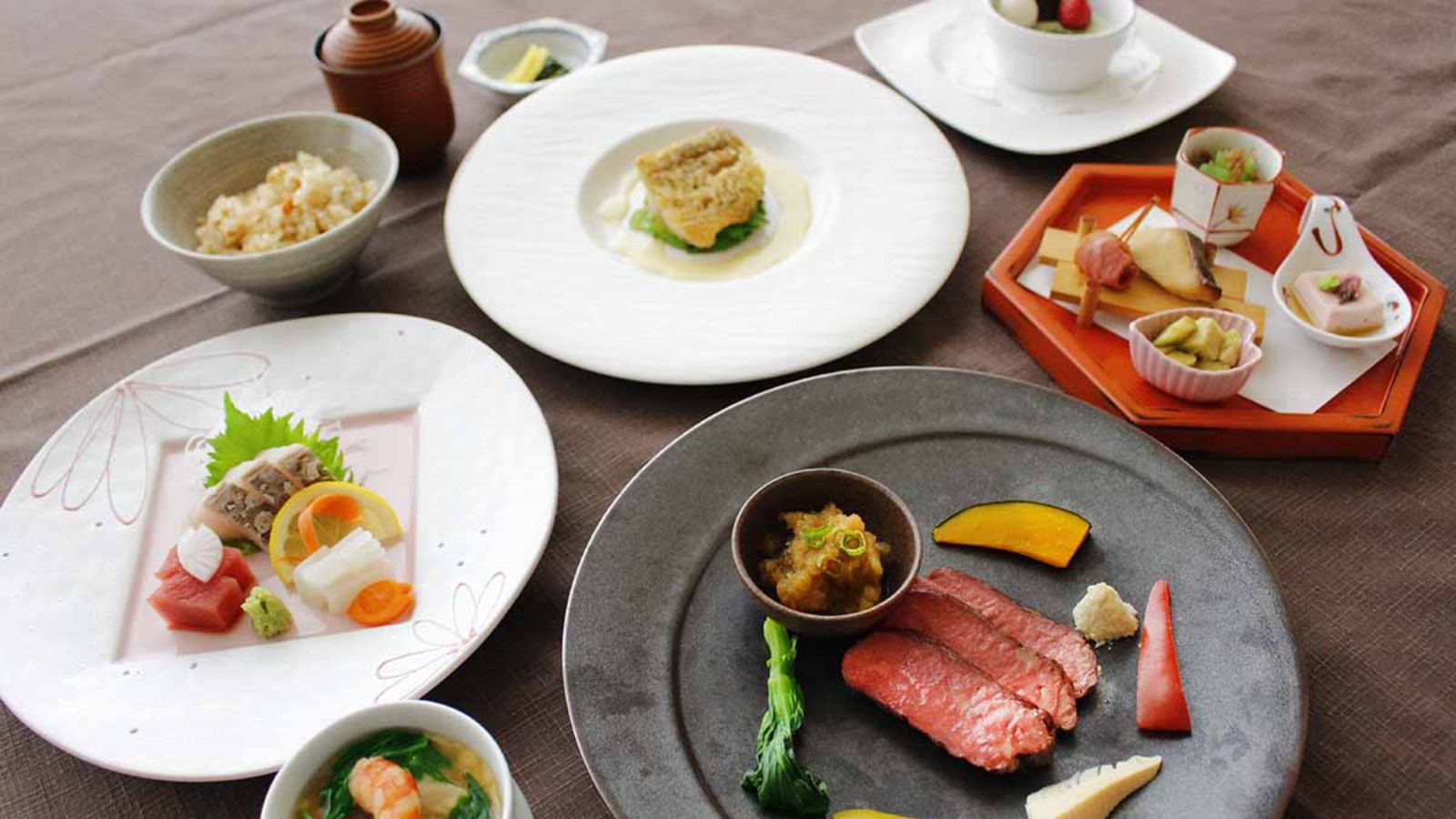 お箸で食べられる 和洋のコース