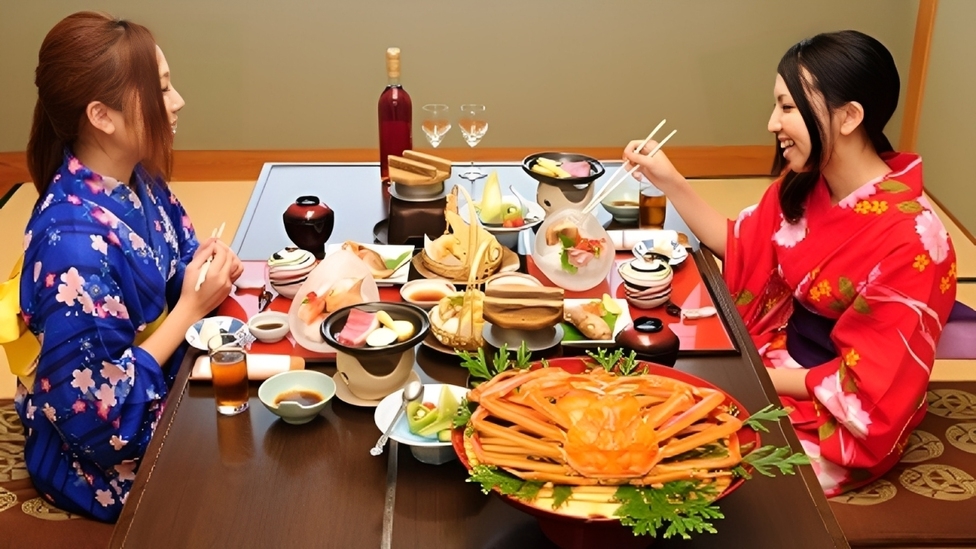 【やっぱり蟹が食べたい！】能登の冬｜活力二2杯付き会席プラン